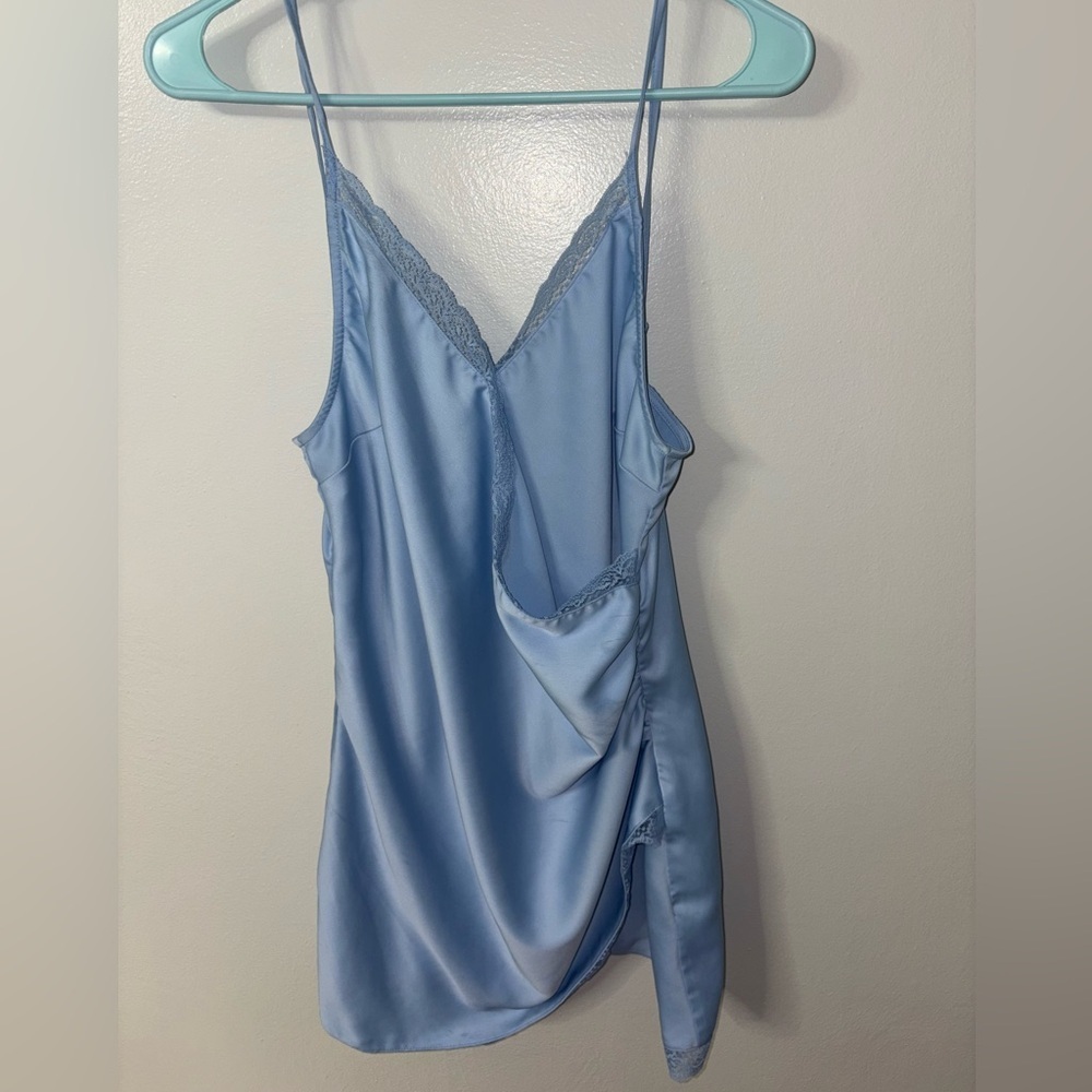 Urban Outfitters Satan wrap slip dress - Picture 2 of 7